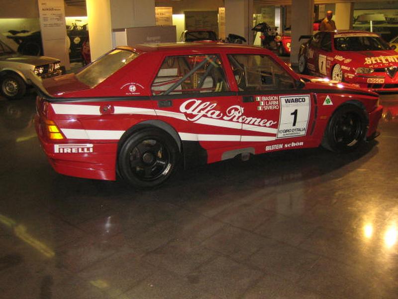 The Alfa 75 was the last car Alfa Romeo produced on the Alfetta Chassis 