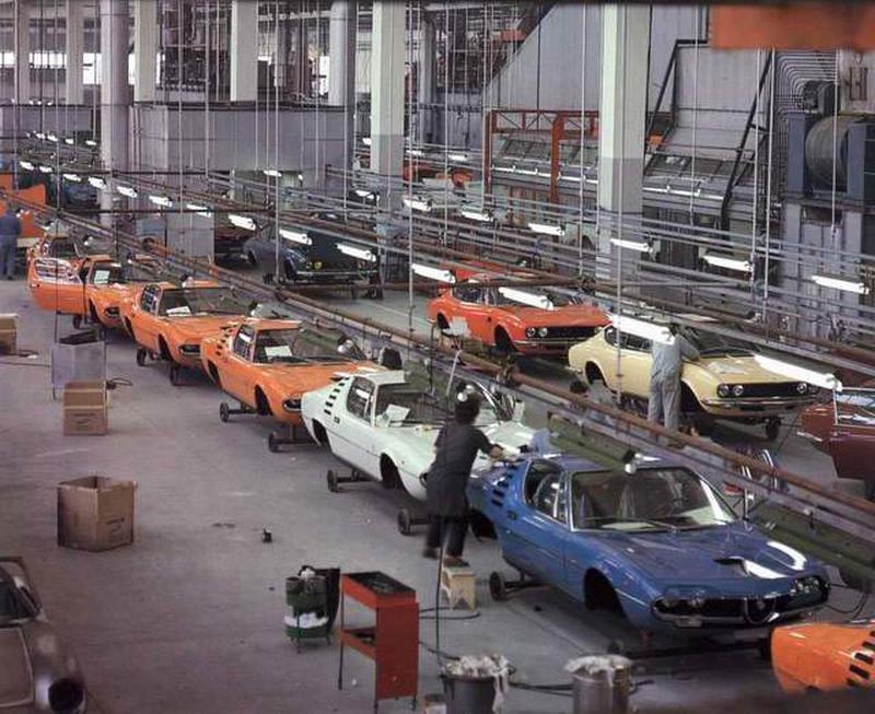 Alfa Romeo Montreal Production Line