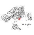 Alfa Romeo 156 Auxiliary tensioner/idler. Part Number 55190052