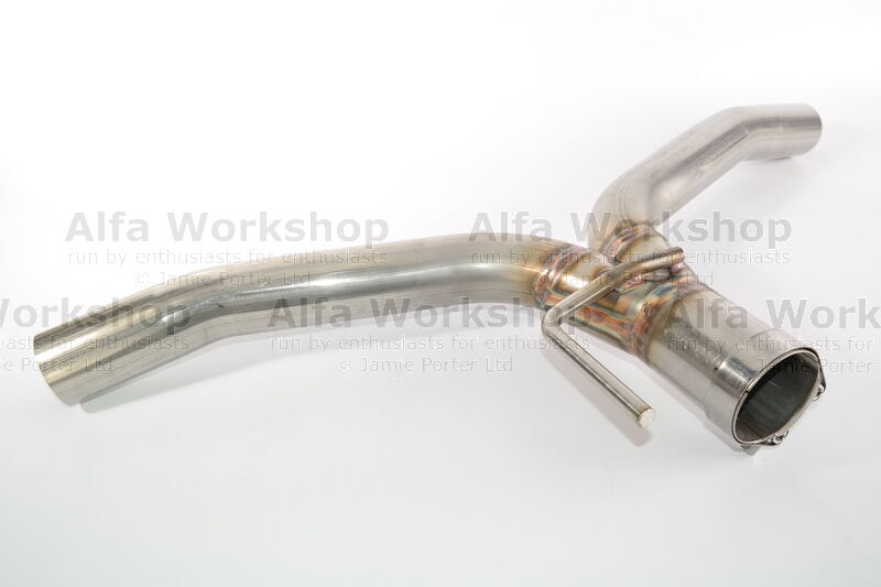 Chrome Exhaust Muffler Tip Pipe Tail Trim For Alfa Romeo 156 159 147 Gt Spider