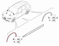 Alfa Romeo Protection. Part Number 50551508