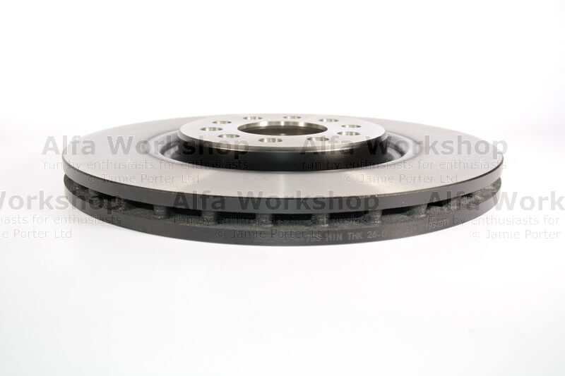 Paire De Disques De Frein Arrière Pour Alfa Romeo 159, Brera, Spider - Pièce Neuve Originale