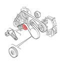 Alfa Romeo  Auxiliary tensioner/idler. Part Number 55184761