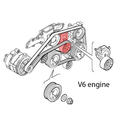 Alfa Romeo GT Auxiliary tensioner/idler. Part Number 55190053