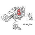 Alfa Romeo 166 Auxiliary tensioner/idler. Part Number 55190053