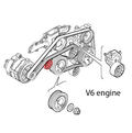 Alfa Romeo GTV Auxiliary tensioner/idler. Part Number 55190054