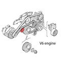 Alfa Romeo 155 Auxiliary tensioner/idler. Part Number 55190054