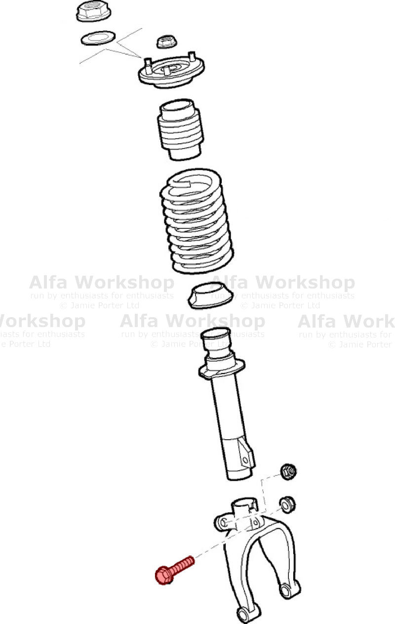Drexler Rear Shock Absorbers Pair For Alfa Romeo 159 (939) 2005-2011 – Twin Tube Gas Pressure, 3-Year Warranty