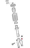 Alfa Romeo MiTo Roll Bar Link. Part Number 811900442