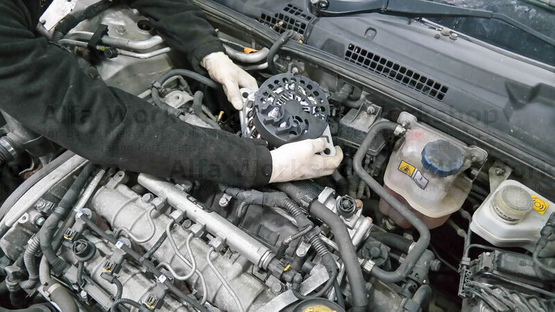 Removing The Alternator From An Alfa 159 1.9 JTDM